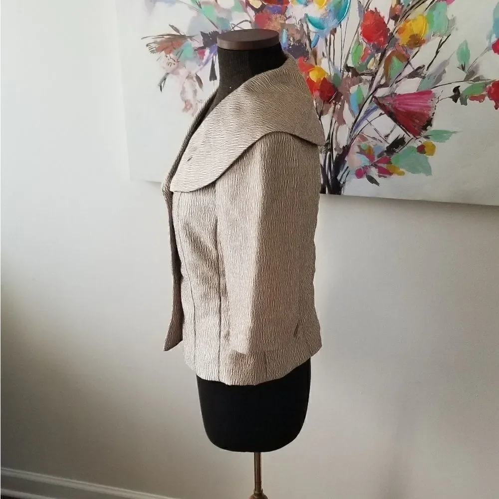 DressBarn Gold Jacket sz8
